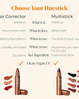 Live Tinted Huestick Multistick: Eye, Lip, & Cheek All In One Makeup stick with Hyaluronic Acid, Squalane, Twistable Crayon Design, Vegan Formula, Made for a Creamy Blendable Feel, Balance 3g / 0.1oz