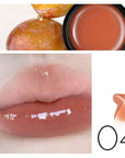 1 PC Macaron Canned Lip Essence High Glossy Lip Jelly, Mirror Effect Lip Glaze Mirror Effect Lip Balm, Moisturizing & Plump Lip Gloss (L04, 6g)