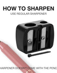 Long-Lasting & Waterproof Lip Liner Pencil – Oral Fixation – Precision Application with Sharpenable Tip (FIRST BASE)