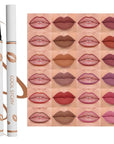 COOL STORY Matte Lip Liner Pencil - Waterproof, Non-Fading, Long-Lasting Plump Effect for Fuller Lips Makeup, Soft & Smooth Texture Easy Glide Lipstick 05#