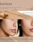 Foundation Stick, Multi-Use Foundation Stick Makeup with Built-In