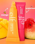 e.l.f. Squeeze Me More Lip Balm Duo, Moisturizing Balm For A Sheer Tint Of Color, Made With Hyaluronic Acid, Vegan & Cruelty-Free, Mango & Watermelon