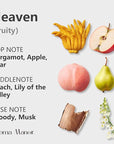 Essential Oil, Heaven Scent - 150ML Luxury Home Aromatherapy Diffuser Oil - Bergamot, Apple, Peach, Musk