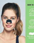 Bioré Men's Blackhead Remover Pore Strips, Charcoal Deep Cleansing Nose Strips for Blackhead Removal on Oily Skin, 6 Count (Pack of 4)