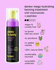 b.tan Dark Self Tanner Mousse | Hydrating