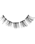 KISS imPRESS Falsies Long Lasting Self Adhesive Eyelashes, ‘Demi Edgy’, 5 Day Extended Wear, 24 Natural Volume Lash Clusters (5,6,8,10,12, & 14mm), Precision Non-Stick Applicator
