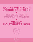 SOL by Jergens Self Tanner Body Bronzer, For All Unique Skin Tones, Sunless Tanning, Wash-off Luminous Body Bronzer, Natural-Looking Self-bronzer and Tan Intensifier for Instant Bronze, 3.4 Ounce