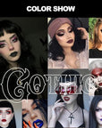 4PCS Halloween Matte Liquid Lipstick Lip Kit,24 Hour Long Lasting Red Lipgloss,Waterproof Smudge Proof Matte Lip Glaze,Gothic Festive Lip Gloss