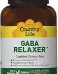 Country Life Gaba Relaxer, 60-Count