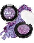 Afflano Minerals Metallic Eyeshadow - Intense Color Shifting Multichrome Sparkling Glitter, Highly Pigmented Electric Purple Duo Chrome Chameleon Eyemazing Effect