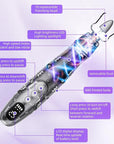 Aleanu Professional Manicure Pedicure Kit - 10 Speeds Cordless Nail Drill丨Rechargeable Pedicure Tools for feet, Nail Drill for Thick Nail Toenail Cuticle Women Men Baby Pets(Purple)