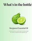 Bergamot Essential Oil for Diffuser Aromatherapy - 100% Pure Citrus Bergamot Oil for Hair Skin and Nails Plus Undiluted Relaxing Aromatherapy Essential Oil for Diffusers Baths and Topical Uses 1oz