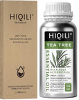 HIQILI Tea Tree Oil for Skin, Hair Restoration, Added to Shampoo, Body Wash, Foot Soak Use - 16 Fl Oz
