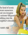 Vacation Classic Sunscreen Lotion SPF 30 + Air Freshener Bundle, Water Resistant Broad Spectrum Sunscreen Sun Block, Vegan Sun Tanning Lotion, Body Lotion with SPF, SPF 30 Sunscreen, 3.4 Fl. Oz.