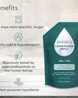 Puracy Conditioner for Fine, Medium, and Color-Treated Hair - Pure Ingredients for Cleaner, Silkier Hair Longer, 98.95% Natural (48 Ounce)