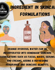 Naturevibe Botanicals Orange Water 32 Ounces | 100% Pure and Natural | Great for Skin Care and Hair Care