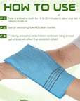 12 pcs exfoliating washcloth, korean