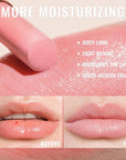 Oulac Shine Pink Lipstick for Women, 2 in 1 Glossy Light Pink Tinted Lip Balm, Hydrating Lipstick for Dry Lips, Moisture Shine Juicy Finish Vegan 2.2g/0.07oz (22)