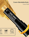 BOBISUKA Gold Face Paint Stick, Oil-Based Body Paint Stick for Halloween SFX Cosplay Costume Parties, Long-Lasting Metallic Color for Goddess Statue Looks
