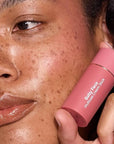 MCoBeauty Baby Face Multi-Use Cream Stick, Lou Lou Deeper Rose Tone Shade, Silky Smooth, Buildable Blush for Eyes, Lips & Cheeks, Vegan, Cruelty Free Cosmetics