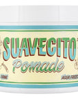 Suavecito Agua Fresca Pomade Firme (Strong) Hold 4 oz, Spring Edition 1 Pack - Medium Shine Water Based Wax Like Flake Free Hair Gel - Easy To Wash Out - All Day Hold For All Hair Styles