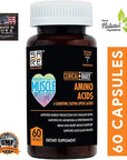 CLINICAL DAILY Acetyl L Carnitine - Alpha Lipoic Essential Amino Acids Supplements Capsules for Women, Men or Elderly- ALCAR ALA Complex Helps Boost Metabolism, Brain, Heart, & Muscle Health- 60 Pills