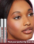 Cilrofelr Peel Off Lip Liner Stain, Long Wear Tattoo Lip Liner with Tweezer, Peel Off Lip Stain with Matte Finish, Long Lasting, Waterproof, Transfer-proof, Highly Pigmented Color (N-Nude Pink)