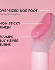 Lawless Forget the Filler Lip Plumping Line Smoothing Gloss - Daisy Girl - Premium Volumizing Lip Gloss with Natural Ingredients Designed to Plump, Firm, and Hydrate Lips 0.11 oz
