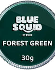 Blue Squid Face Paint Water Based Single Cake Professional Face Paint & Body Paint - Water Activated, Kids Adults Face Painting for Costume, Halloween Makeup, Cosplay - Forest Green Face Paint 30g