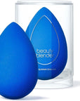Beautyblender® | Sapphire Beauty Blender Makeup Sponge, Super-Soft Foam Easily Blends Foundations, Powders & Creams, Made in USA, Reusable, Washable, Streak Free Application, Vegan, Cruelty Free