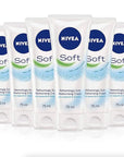 NIVEA Soft Moisturizing Creme 2.60 oz (Pack of 6)