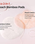 SKINFOOD Peach Cotton Zinc PCA Toner Pads, Korean Skincare for Dual Functional Hydrating,Soothing & Matte, Velvety Finish, Stocking Stuffers, Sebum Control for Sensitive, Oily, 5.64 oz (70 Pads)