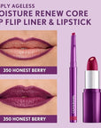COVERGIRL Simply Ageless Lip Flip Liner, Honest Berry, Pack of 1