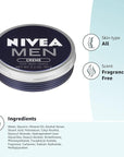 NIVEA MEN Creme - Multipurpose Cream for Men - Face, hand and Body Lotion - 5.3 oz. Tin