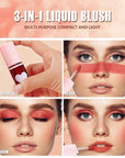 Eakroo 6 Colors Lip Tint Stain Mini Liquid Lip