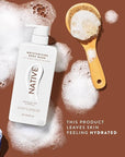 Native Moisturizing Body Wash Contains Naturally Derived Ingredients | for Women & Men, Sulfate, Paraben, & Dye Free Leaving Skin Soft & Hydrated | Cocoa Butter & Vanilla 18 oz