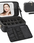 Relavel makeup train case with