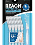 Reach Interdental Brush Cleaners, 1mm, Tight, Sensitive Gum Protection, Plaque Remover for Teeth, Braces Flossers, Braces Brush, Dental Toothbrushes, Oral Care, 1 Pack, 10 Count
