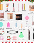 Erinde Makeup Advent Calendar 2025, 24 Days Christmas Makeup Gift Set for Women & Teen Girls, Holiday Beauty Countdown Calendar with Full Makeup & Tools, Festive Xmas Surprise Kit & Stocking Stuffers