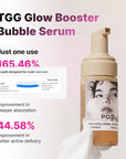 PO:DL Collagen Bubble Serum for Skin Elasticity Radiance Glow | Firming Hydrating Exfoliating Fast Absorbing Serum | K-Chestnut Collagen Niacinamide | No Fragrance 3.88 fl oz Korean Skincare