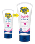 Banana Boat Baby 100% Mineral Sunscreen Lotion SPF 50 Twin Pack | Banana Boat Baby Sunscreen, Sunscreen for Babies, Oxybenzone Free Sunscreen, Banana Boat Lotion Sunscreen SPF 50, 6oz each
