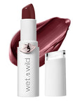 wet n wild Mega Last High-Shine Lipstick Lip Color, Infused with Seed Oils For a Nourishing High-Shine, Buildable & Blendable Creamy Color, Cruelty-Free & Vegan - Raining Rubies