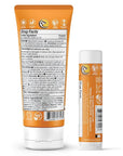 Badger Kids Mineral Sunscreen Combo, SPF 40 Cream + SPF 35 Kids Face Stick, Organic Sunscreens w/Mineral Zinc Oxide, Water Resistant, Reef Safe Broad Spectrum, Tangerine & Vanilla Scent, 2-Count