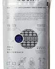 GOSHI Exfoliating Shower Towel - Rip-Resistant Exfoliating Washcloth for All Skin Types - Indigo Blue - Made in Japan