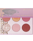 Juvia's Place Palette Blushed Rose - Rosy, Pinks, Rose-Gold, Shades of 6, Professional Eye Makeup, Pigmented Makeup Palette