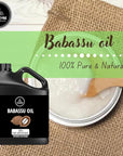 Naturevibe Botanicals Babassu Oil 32 Ounces | 100% Pure and Natural | Great for Skin Care and Hair Care