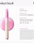 Nature Republic HONEY MELTING LIP GLITTER (13 AURORA) SOFT LIP STICK Hydrating Gloss, Moisturizing balms, Shine Glimmer Finish, Shimmery-Sheer tint, korean make up