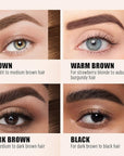 Cilrofelr Tattoo Peel Off Eyebrow Gel, Easy Tattoo Brow Peel Off Gel, Last Up to 3 Days, Waterproof, Transfer-proof, For Fuller & Defined Looking Brows, Gray Black (2 Pack)