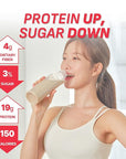 Strawberry Protein Shake, With Crunchy Protein Balls, Protein Smoothie Powder - 19g Protein, Low Sugar, Keto-Friendly Meal Replacement Shake, 22.22oz, 14 Servings, 14 Servings (1 X 22.22oz)