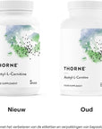 THORNE Acetyl-L-Carnitine - 500 mg - Supports Brain Function and Healthy Nerve Sensations in The Hands and Feet - Gluten-Free, Soy-Free, Dairy-Free - 60 Capsules